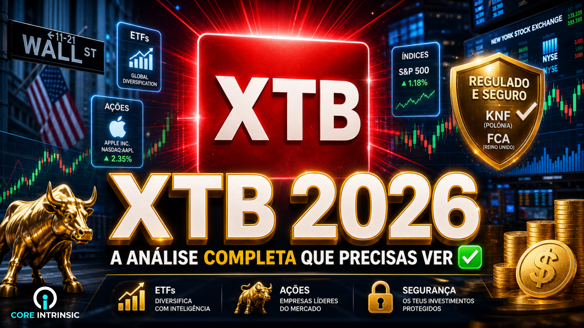 XTB: Análise Completa da Corretora em 2026 Segurança, Taxas, ETFs, Ações e Como Funciona