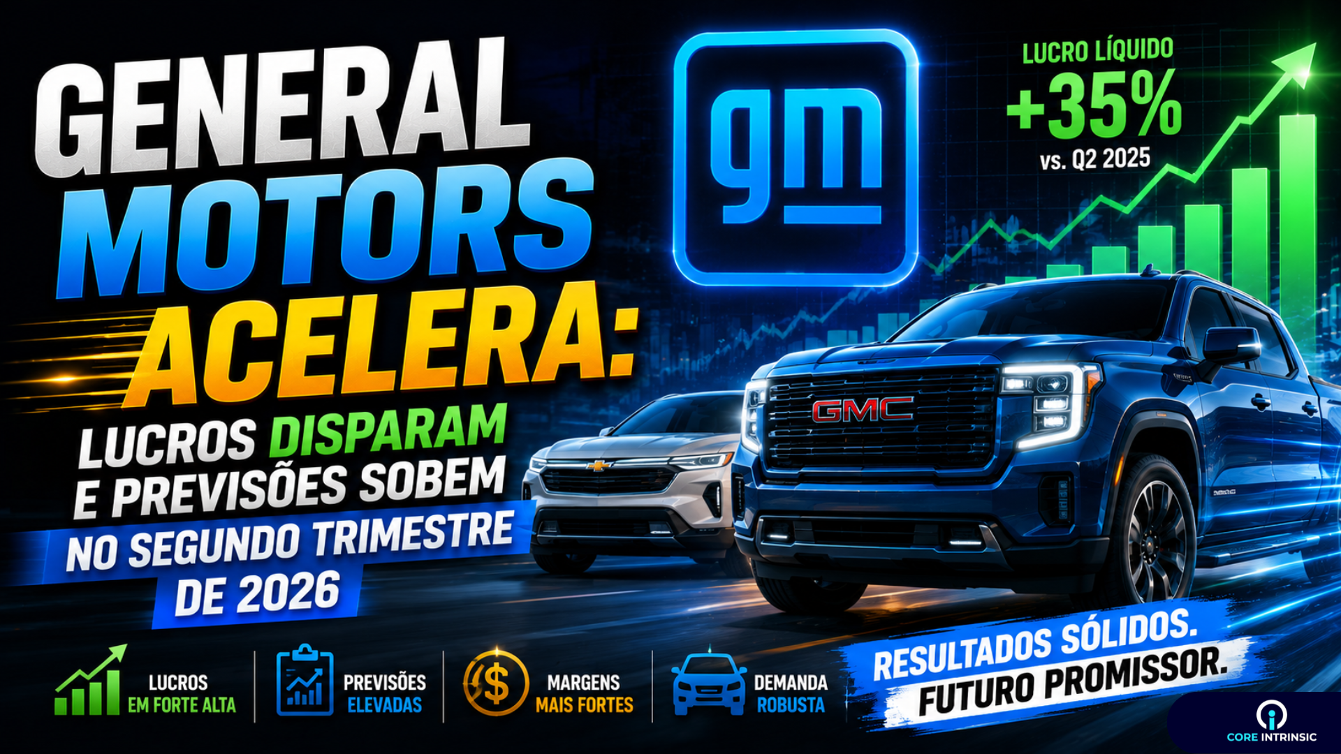 General Motors Acelera: Lucros Disparam e Previsões Sobem no Segundo Trimestre de 2026